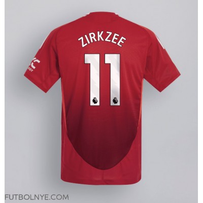 Camiseta Manchester United Joshua Zirkzee #11 Primera Equipación 2024-25 manga corta Camiseta Manchester United Joshua Zirkzee #11 Primera Equipación 2024-25 manga corta